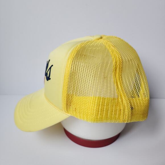 Coors Banquet American Needle Trucker Hat Yellow Snapback Mesh Foam Excellent - Picture 4 of 10